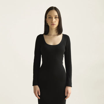 Yvette Featherlight Long Sleeve Dress by Italic Italic