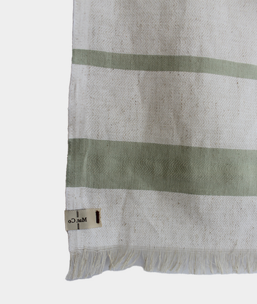 Green Sage Linen Towel MAT.CO