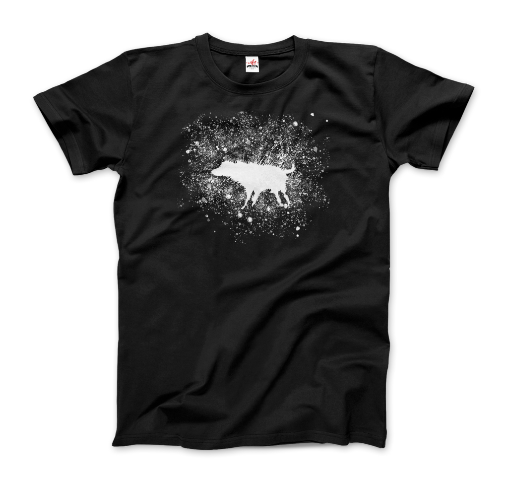 Banksy Wet Dog Splatter 2007 Street Art T-Shirt by Art-O-Rama Shop ART-O-RAMA-SHOP