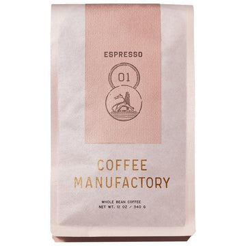 Coffee Manufactory - '01: Espresso' Coffee Beans (12OZ) by The Epicurean Trader THE EPICUREAN TRADER