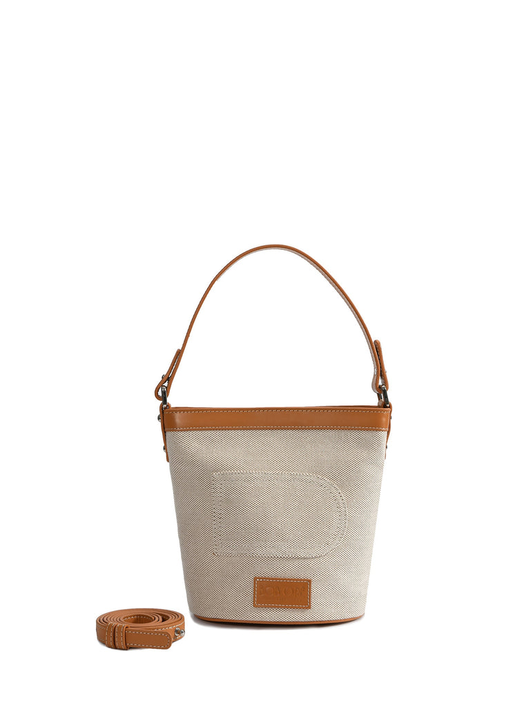 Dorothy Middle Size Bucket Bag, White by Bob Oré Bob Oré