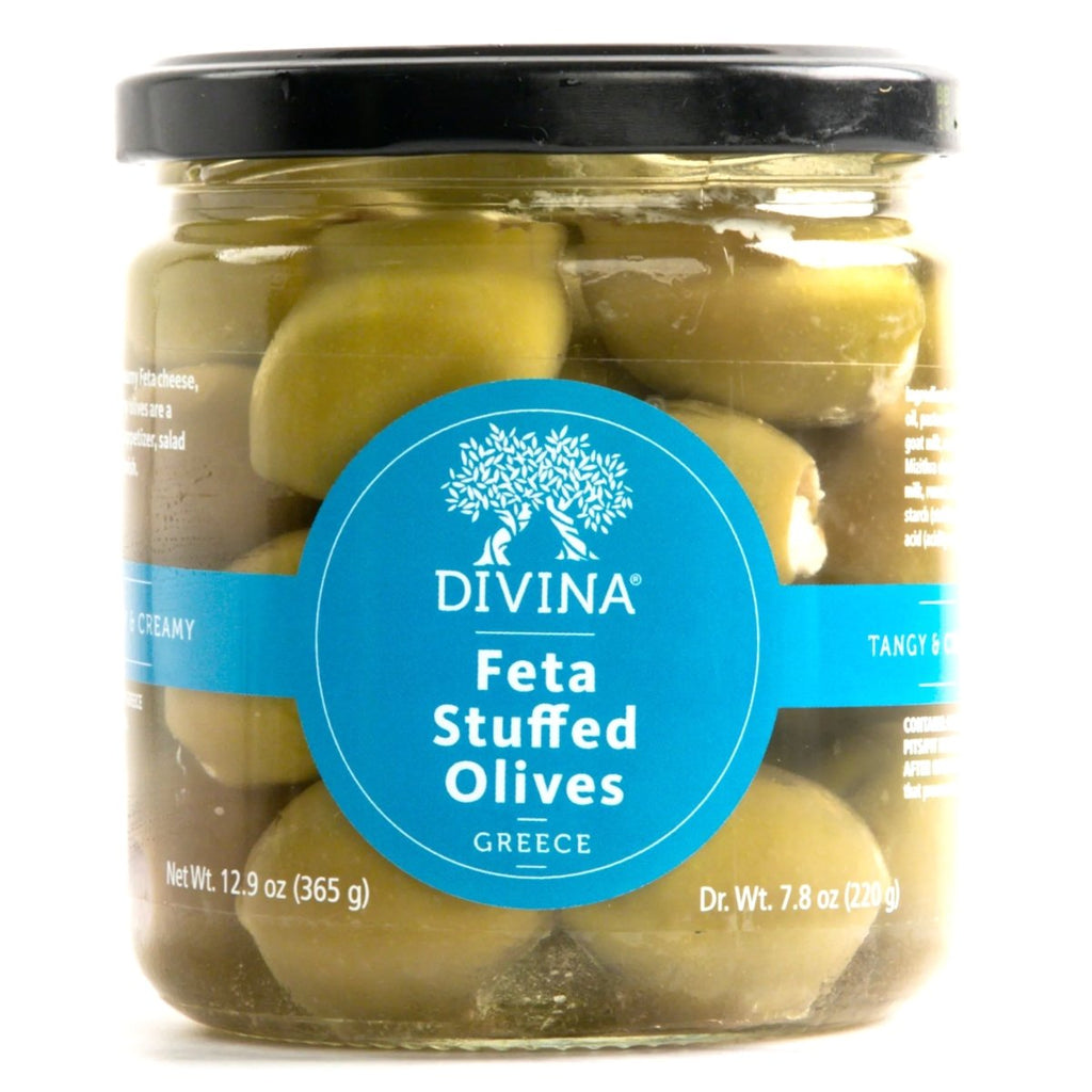 Divina - 'Feta Stuffed' Olives (365G) by The Epicurean Trader THE EPICUREAN TRADER