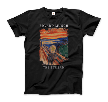 Edvard Munch - The Scream, 1893 Artwork T-Shirt by Art-O-Rama Shop ART-O-RAMA-SHOP