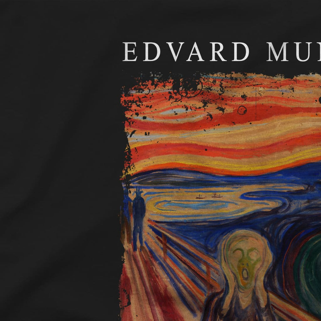 Edvard Munch - The Scream, 1893 Artwork T-Shirt by Art-O-Rama Shop ART-O-RAMA-SHOP