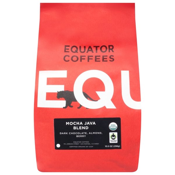 Equator Coffees - 'Mocha Java' Blend Cofee Beans (10.5OZ) by The Epicurean Trader THE EPICUREAN TRADER