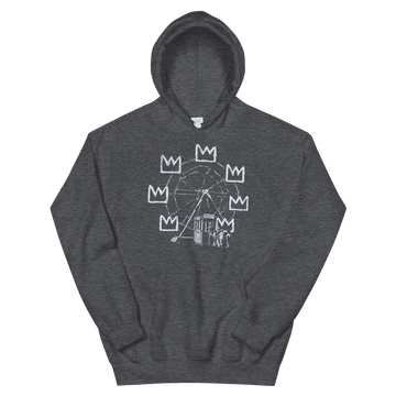 Banksy Ferris Wheel Artwork Unisex Hoodie by Art-O-Rama Shop ART-O-RAMA-SHOP