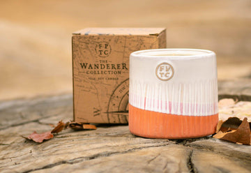 The Wanderer 13 oz In the Mist Soy Candle by Four Points Trading Co. FOUR POINTS TRADING CO.