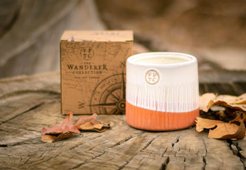 The Wanderer 13 oz Gypsy Wind Soy Candle by Four Points Trading Co. FOUR POINTS TRADING CO.