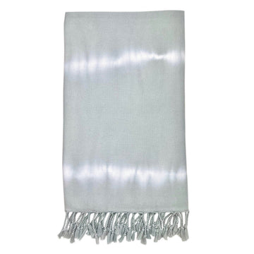 Gray Tie Dye Turkish Beach Towel by SLATE + SALT SLATE + SALT