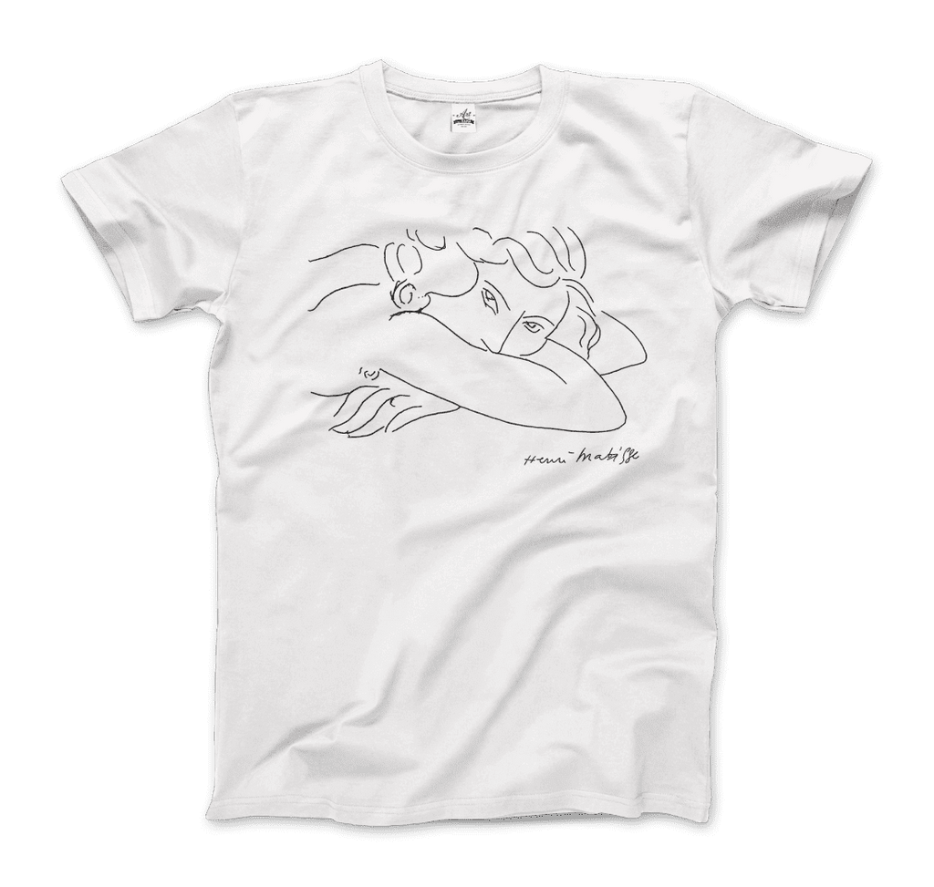 Henri Matisse Young Woman With Face Buried in Arms Artwork T-Shirt by Art-O-Rama Shop ART-O-RAMA-SHOP