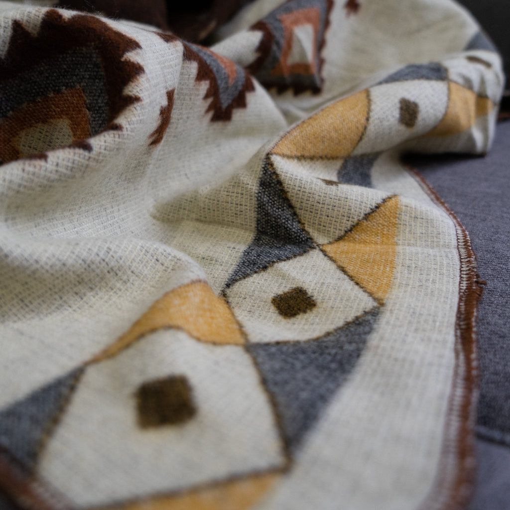 Andean Alpaca Wool Blanket - Mojave (Throw) by Alpaca Threadz ALPACA THREADZ