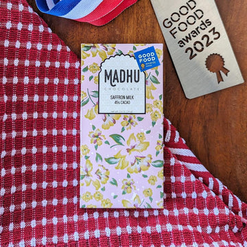 Saffron Milk - 45% Cacao by Madhu Chocolate Madhu Chocolate