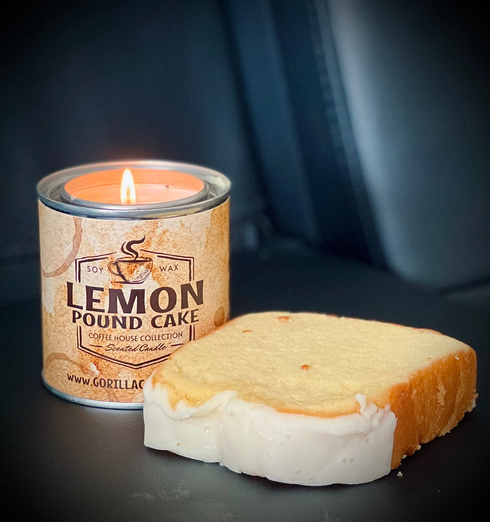 Lemon Pound Cake Scented Candle by Gorilla Candles™ GORILLA CANDLES™