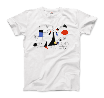 Joan Miro El Sol (The Sun) 1949 Artwork T-Shirt by Art-O-Rama Shop ART-O-RAMA-SHOP