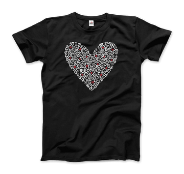 Heart Of Men - Icon Series Street Art T-Shirt by Art-O-Rama Shop ART-O-RAMA-SHOP