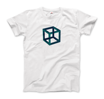 MC Escher Impossible Cube T-Shirt by Art-O-Rama Shop ART-O-RAMA-SHOP