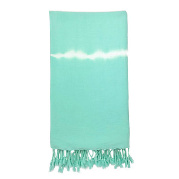 Mint Tie Dye Turkish Beach Towel by SLATE + SALT SLATE + SALT