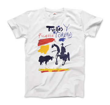 Pablo Picasso Toros y Toreros Book Cover 1961 Artwork T-Shirt by Art-O-Rama Shop ART-O-RAMA-SHOP