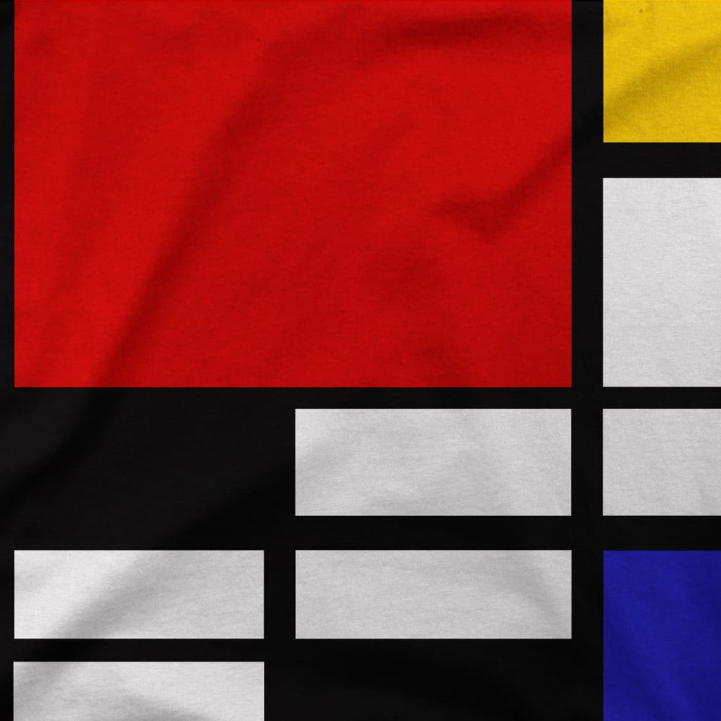 Piet Mondrian - Composition with Red, Yellow, and Blue - 1942 Artwork T-Shirt by Art-O-Rama Shop ART-O-RAMA-SHOP