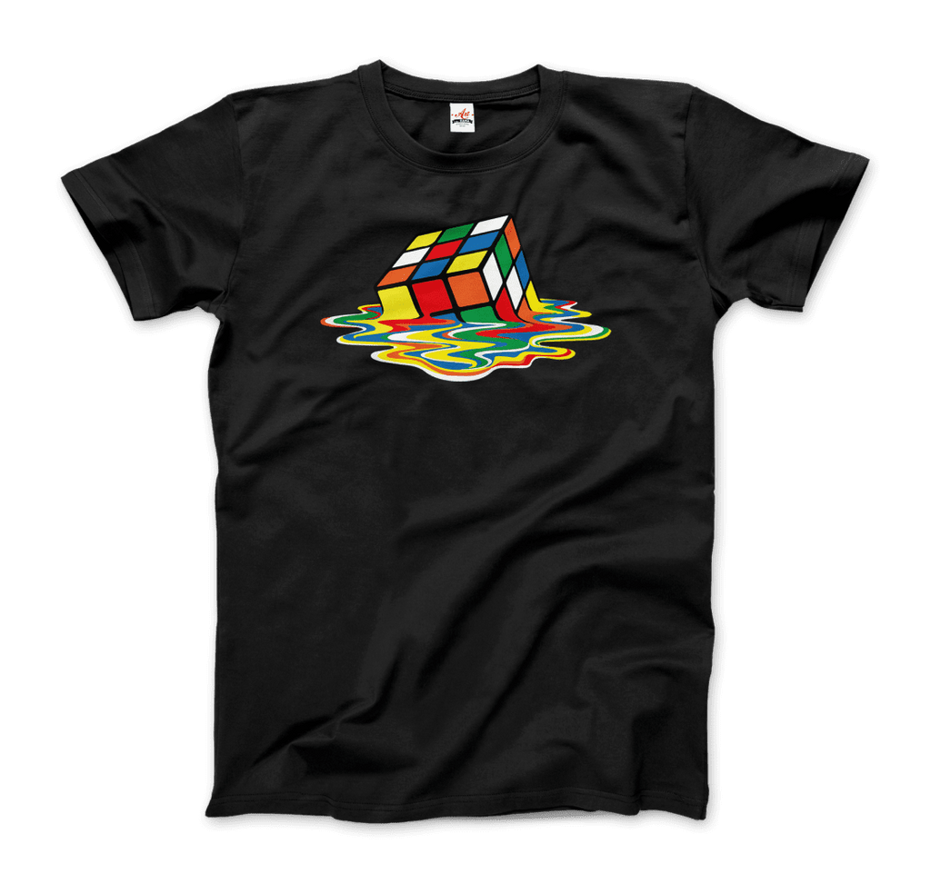 Rubick's Cube Melting, Sheldon Cooper's T-Shirt by Art-O-Rama Shop ART-O-RAMA-SHOP