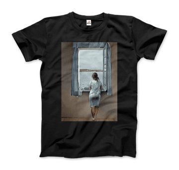 Salvador Dali Young Woman at a Window Artwork T-Shirt by Art-O-Rama Shop ART-O-RAMA-SHOP