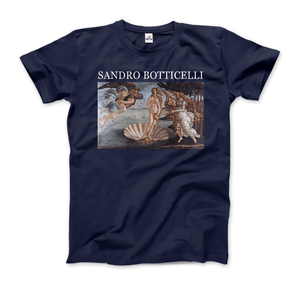 Sandro Botticelli - The Birth of Venus Artwork T-Shirt by Art-O-Rama Shop ART-O-RAMA-SHOP