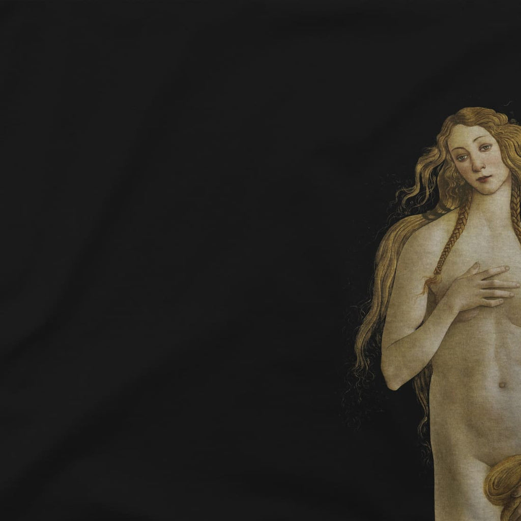 Sandro Botticelli - Venus (from The Birth of Venus) Artwork T-Shirt by Art-O-Rama Shop ART-O-RAMA-SHOP