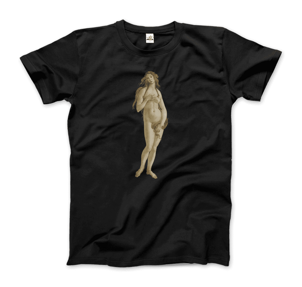 Sandro Botticelli - Venus (from The Birth of Venus) Artwork T-Shirt by Art-O-Rama Shop ART-O-RAMA-SHOP