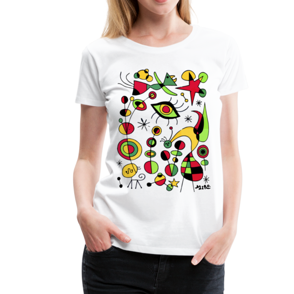 Joan Miro Peces de Colores (Colorful Fish) Artwork T-Shirt by Art-O-Rama Shop ART-O-RAMA-SHOP