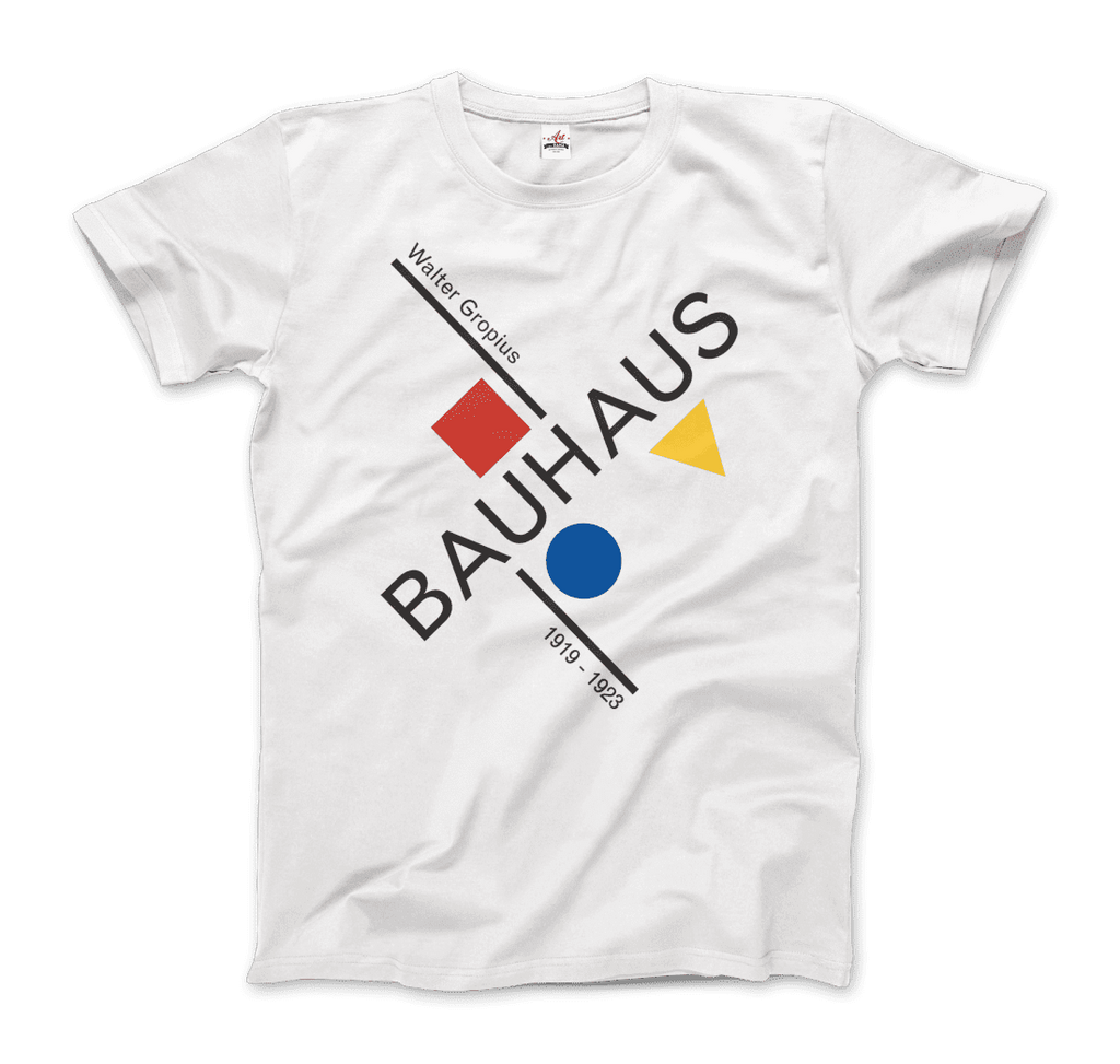 Walter Gropius Bauhaus Artwork T-Shirt by Art-O-Rama Shop ART-O-RAMA-SHOP