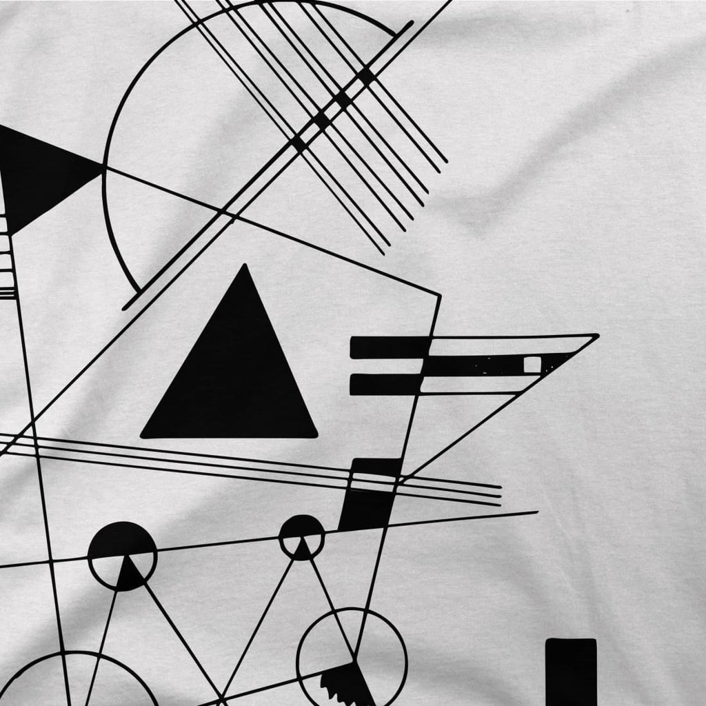 Wassily Kandinsky - Drawing for Point and Line, 1925 Artwork T-Shirt by Art-O-Rama Shop ART-O-RAMA-SHOP