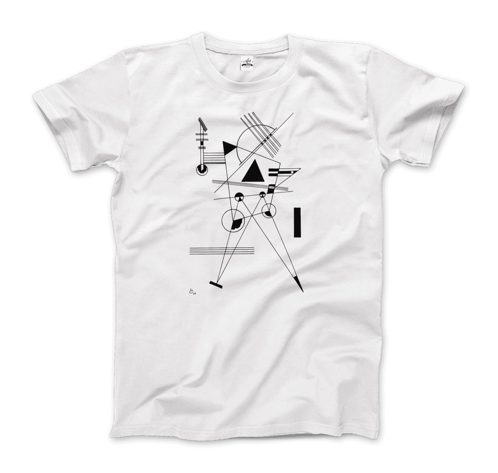 Wassily Kandinsky - Drawing for Point and Line, 1925 Artwork T-Shirt by Art-O-Rama Shop ART-O-RAMA-SHOP