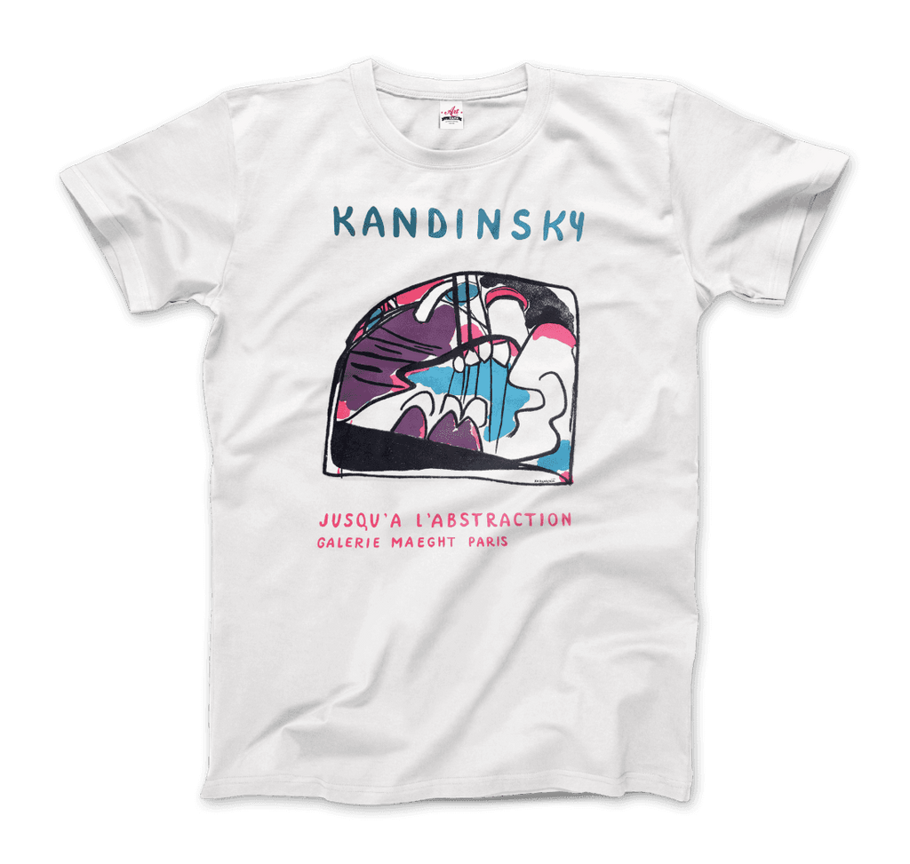 Wassily Kandinsky - Jusqu'a l'abstraction 1960 Artwork T-Shirt by Art-O-Rama Shop ART-O-RAMA-SHOP