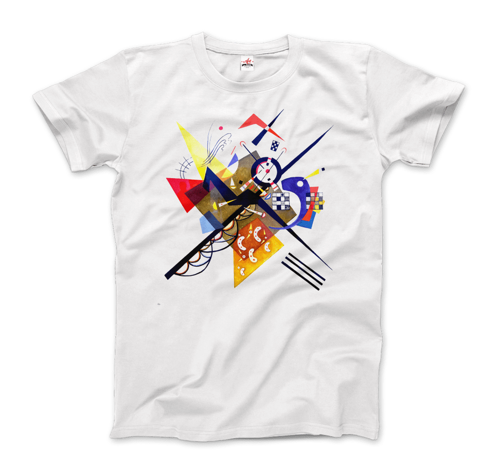 Wassily Kandinsky On White II (Auf Weiss) 1923, Artwork T-Shirt by Art-O-Rama Shop ART-O-RAMA-SHOP